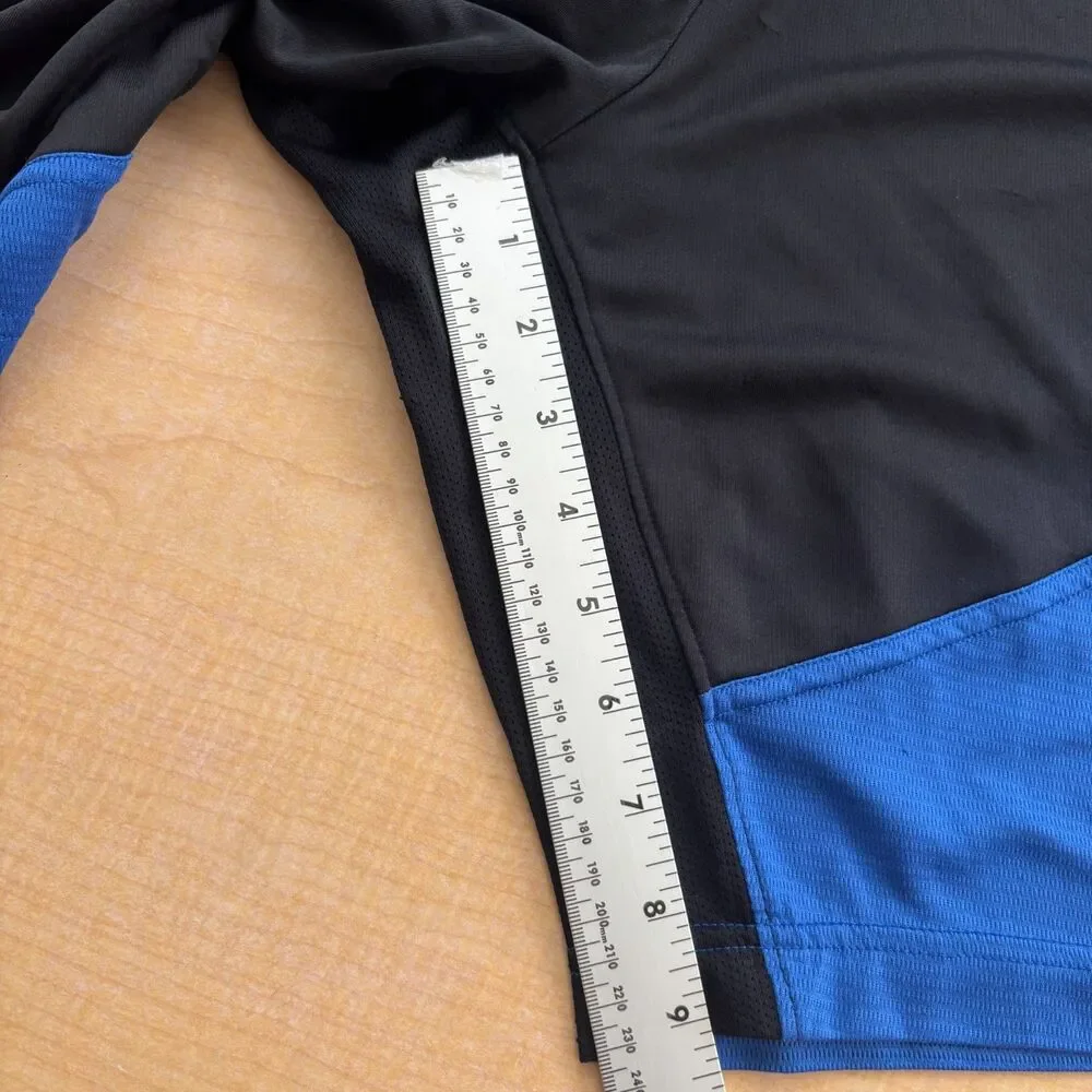 Air Jordan Athletic Shorts Men's L Black Blue Dri-Fit Thermal Lined Sportswear
